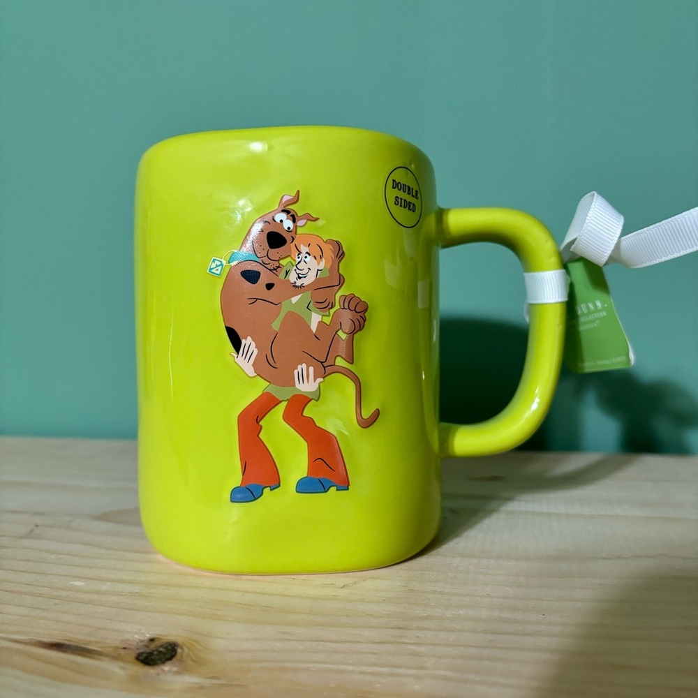NWT Rae Dunn Scooby Doo Hebbie Jeebies Green Ceramic Mug